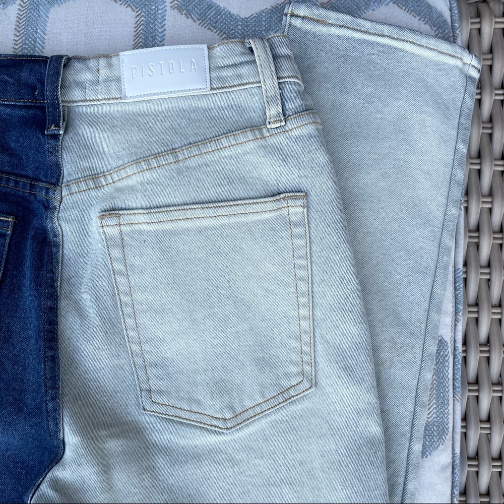 Pistola Two-Tone Asymmetric Jeans - Picture 8 of 12